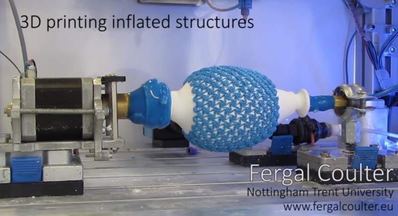 British PhD Student 3D Prints On Inflatable Substrate To Create Artificial Muscles