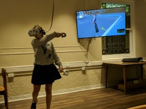 VR tennis